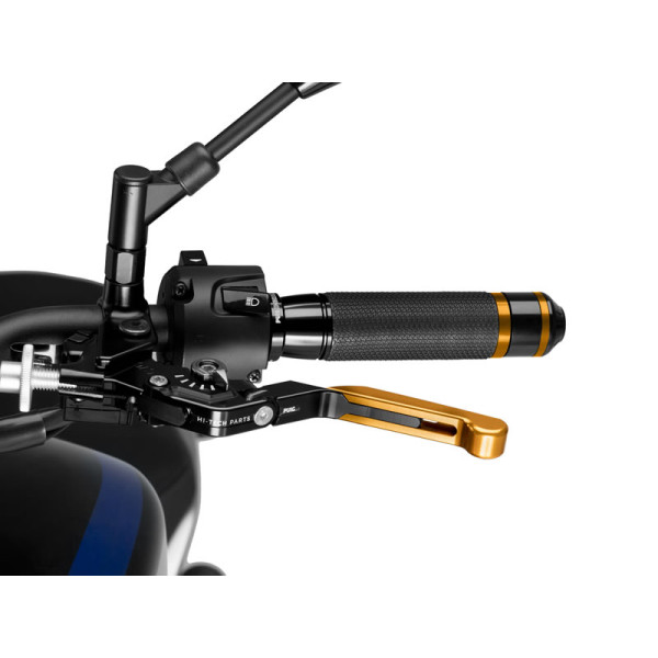 Puig Extendable Folding V3 Clutch (Gold Extender With Blue Selector) Black